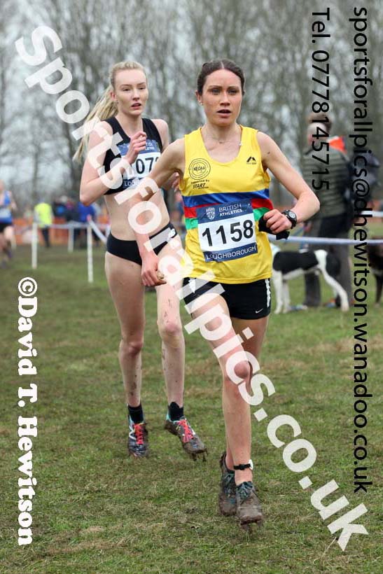 Senior womens Inter Counties Cross Country, Prestwold Hall, Loughborough. Photo: David T. Hewitson/Sports for All Pics